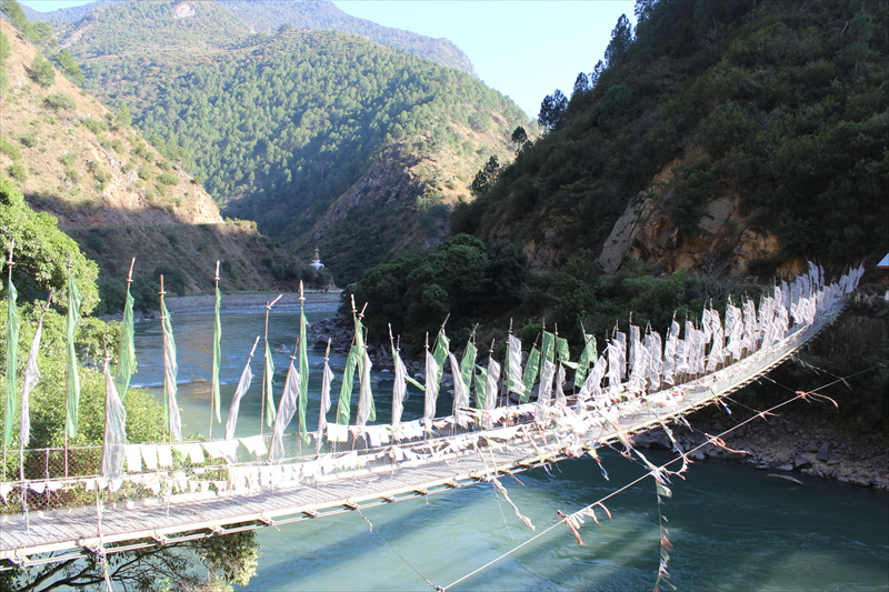 ブータンのつり橋