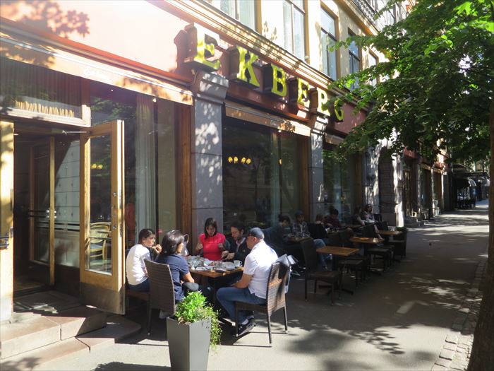 ヘルシンキの老舗カフェ、エクベルグ