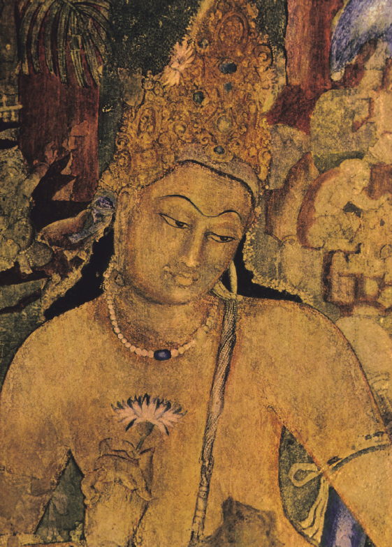 インド　アジャンタ石窟壁画