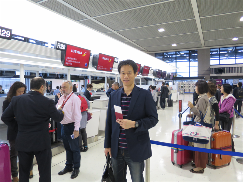 成田空港イベリア航空カウンター