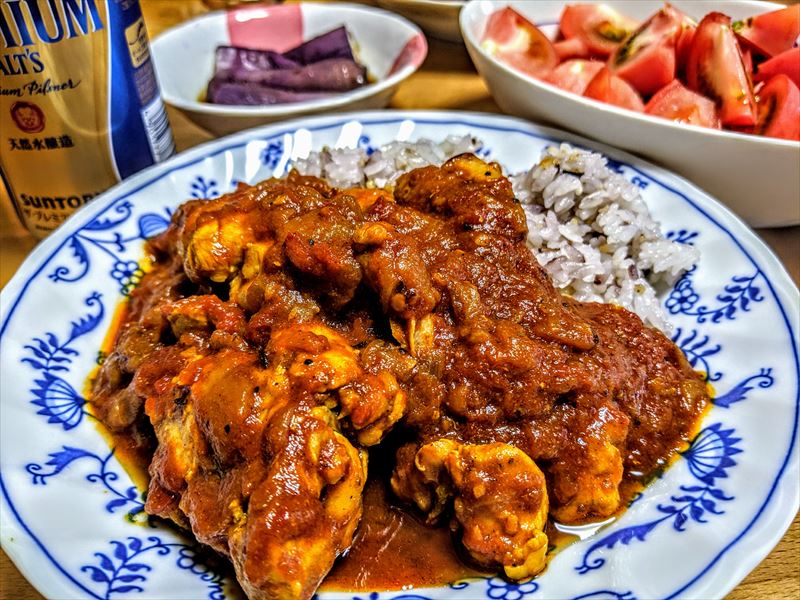 チキンのスパイスカレー