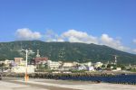 伊豆大島　元町港からの風景