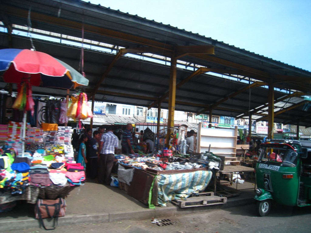 コロンボ近くのマーケット