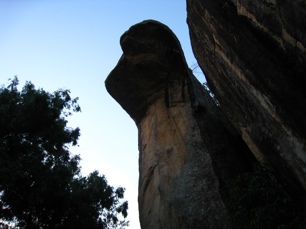 シギリヤロックのコブラ岩