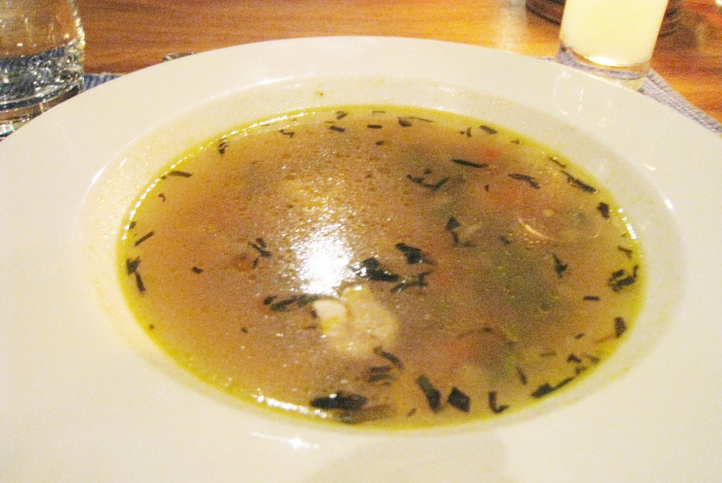 ジェットウイング・ヴィルウヤナ　夕食のスープ