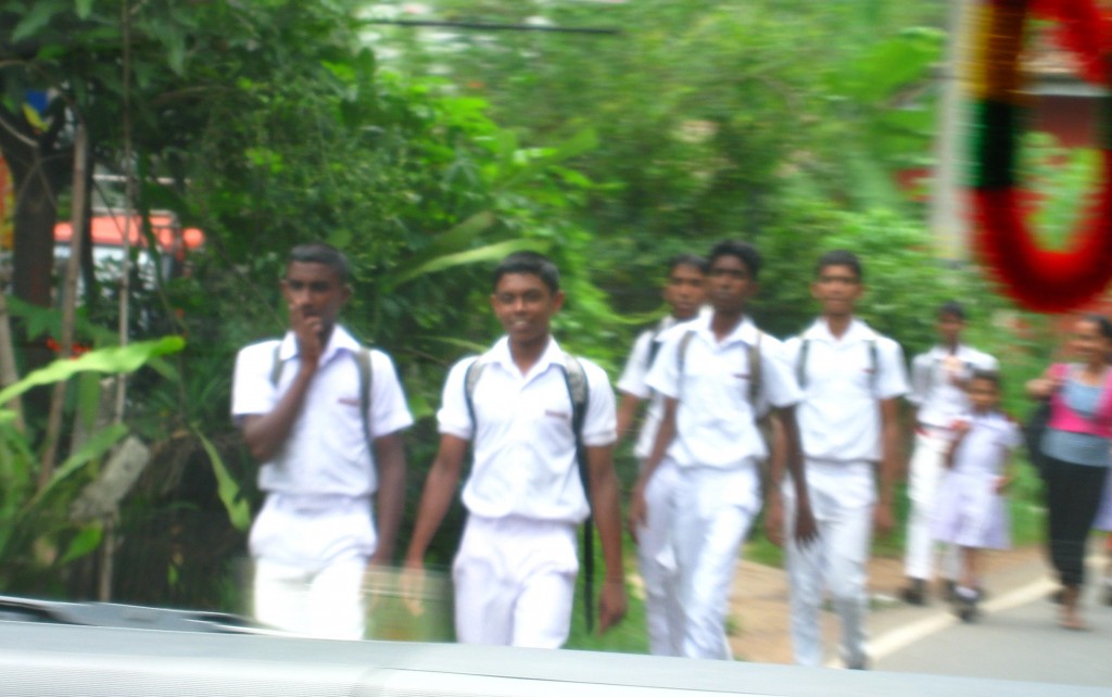 スリランカの学生たち