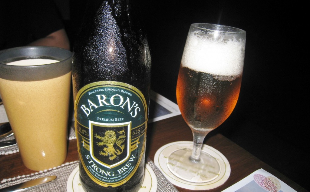 スリランカのビール「バロン」