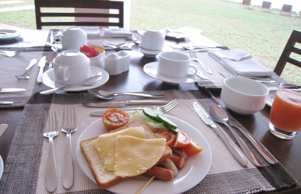 ネゴンボのジェットウイング・ラグーンの朝食