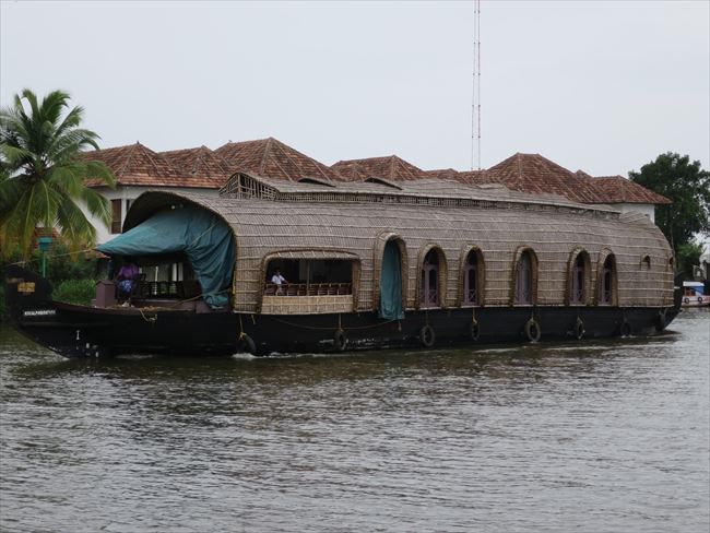 インドのハウスボート