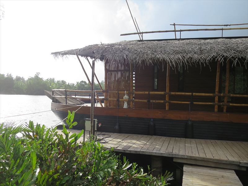スリランカのボートハウス