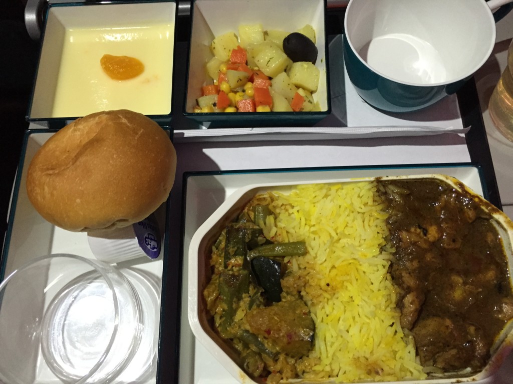 スリランカ航空　機内食